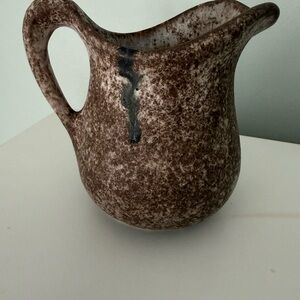 Rustic Brown Ceramic Pitcher